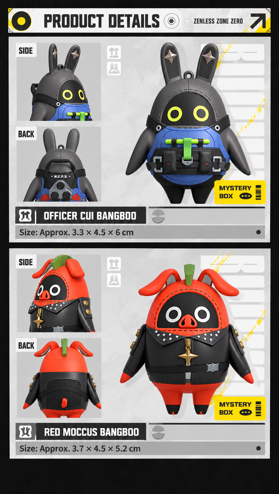 【In Stock】Official Zenless Zone Zero Bangboo Standee Blind Box (Full Box)