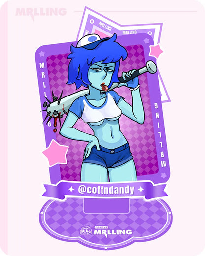 MRL x @cottndandy "LADY BOW" Acrylic Stand | Bad Girl Anime Merch