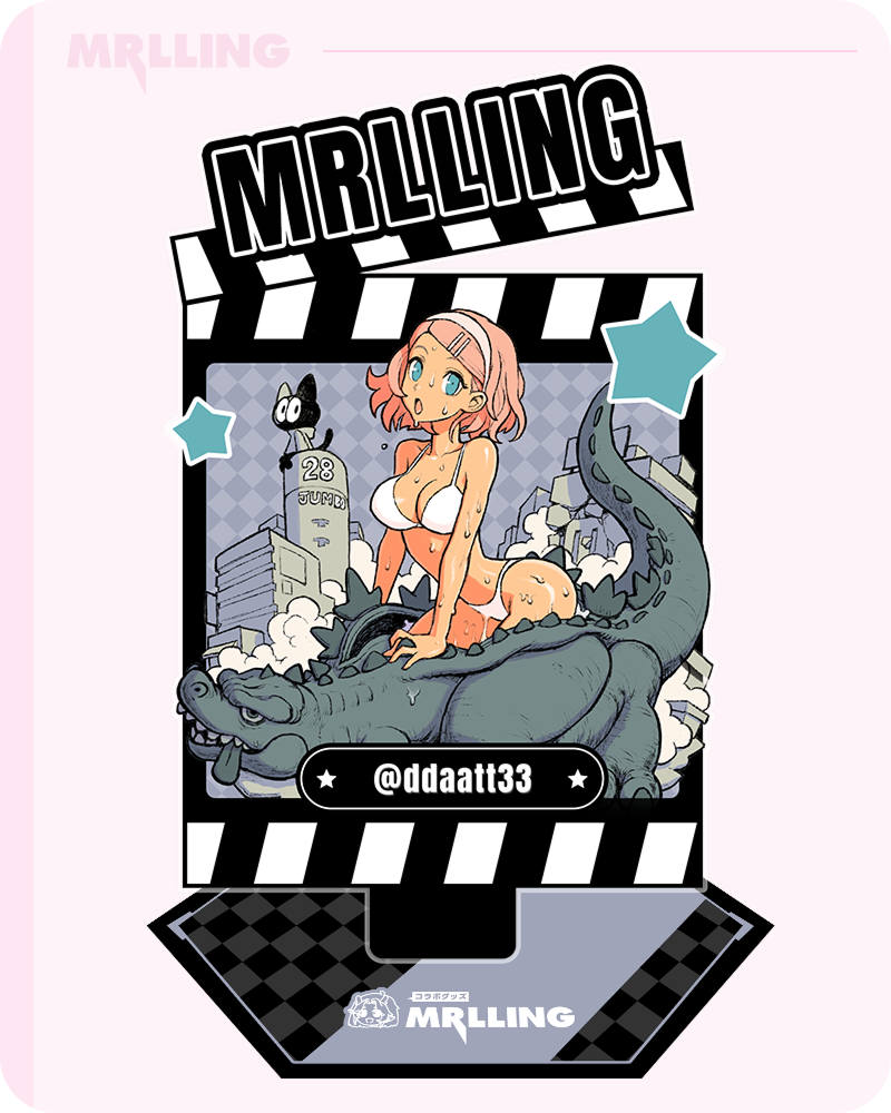 @ddaatt33 x MRL Suit Actor Girl Momora Anime Acrylic Stand