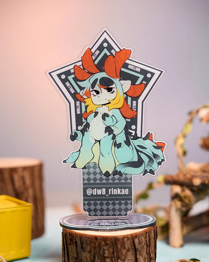 dw8_rinkae x MRL Hickory Horned Devil Anime Acrylic Stand Display
