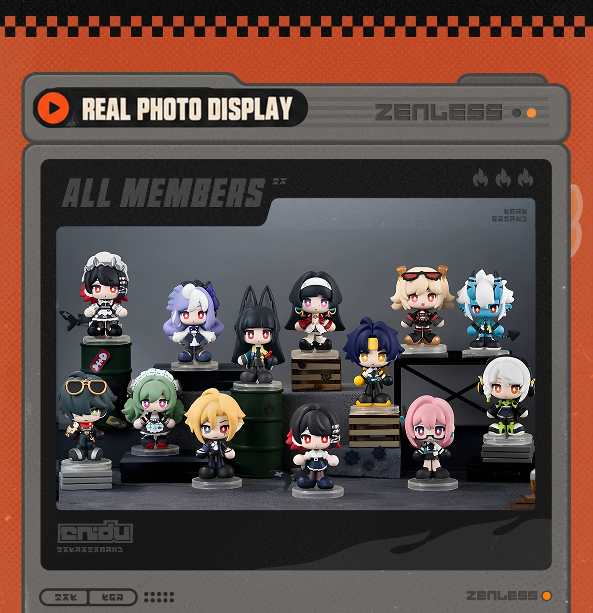 【In Stock】Zenless Zone Zero Tiny Agents Chibi Figure Blind Box