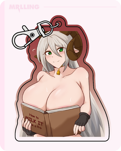 Matou_666 x MRL Sheep Girl Cute Keychain—Limited Edition