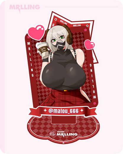 Matou_666 × MRL Sheep Girl Acrylic Stand – Limited Edition Collectible