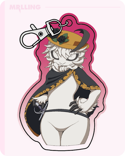 Moth Furry Cute Keychain – MRL × @PATAPATANSFW Collab