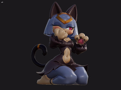 Sekhmet Cat Girl Furry Figure