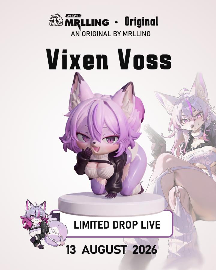 Vixen Voss Chibi Figure Fox Girl Furry